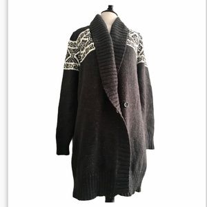 NWT Luca Milani Boho Sweater Coat. Size XL